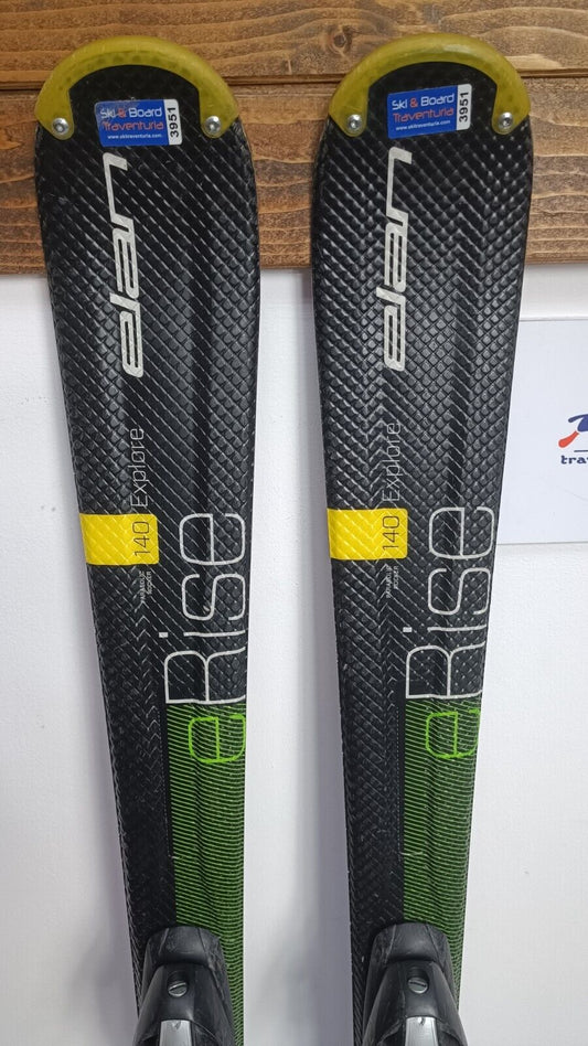 Elan eRise 140 Ski + Elan ESP 7.5 Bindings Winter Adventure Outdoor