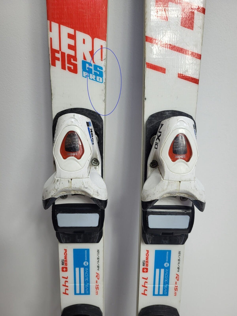 Rossignol Hero FIS GS Pro 144 cm Ski + Look NX 10 Bindings Winter Fun Snow