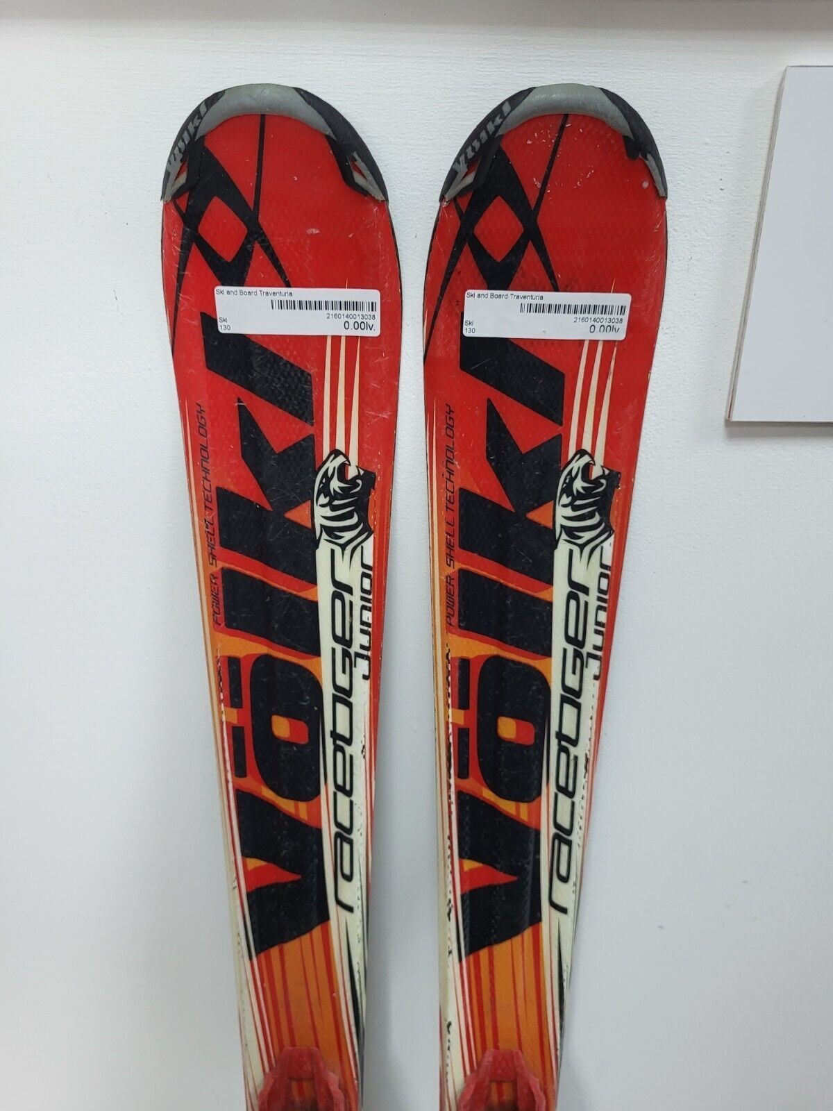 Ski Völkl Racetiger GS R JR 130 cm + fixations Marker 7 Plaisirs des sports d'hiver et de la neige