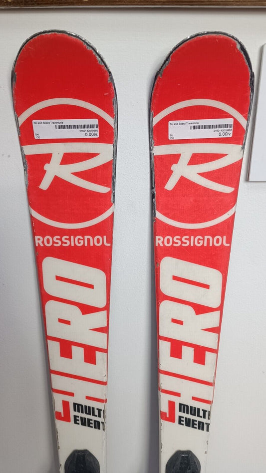 Sci Rossignol Hero JR 130cm + attacchi Look 4.5 Winter Adventure Winter