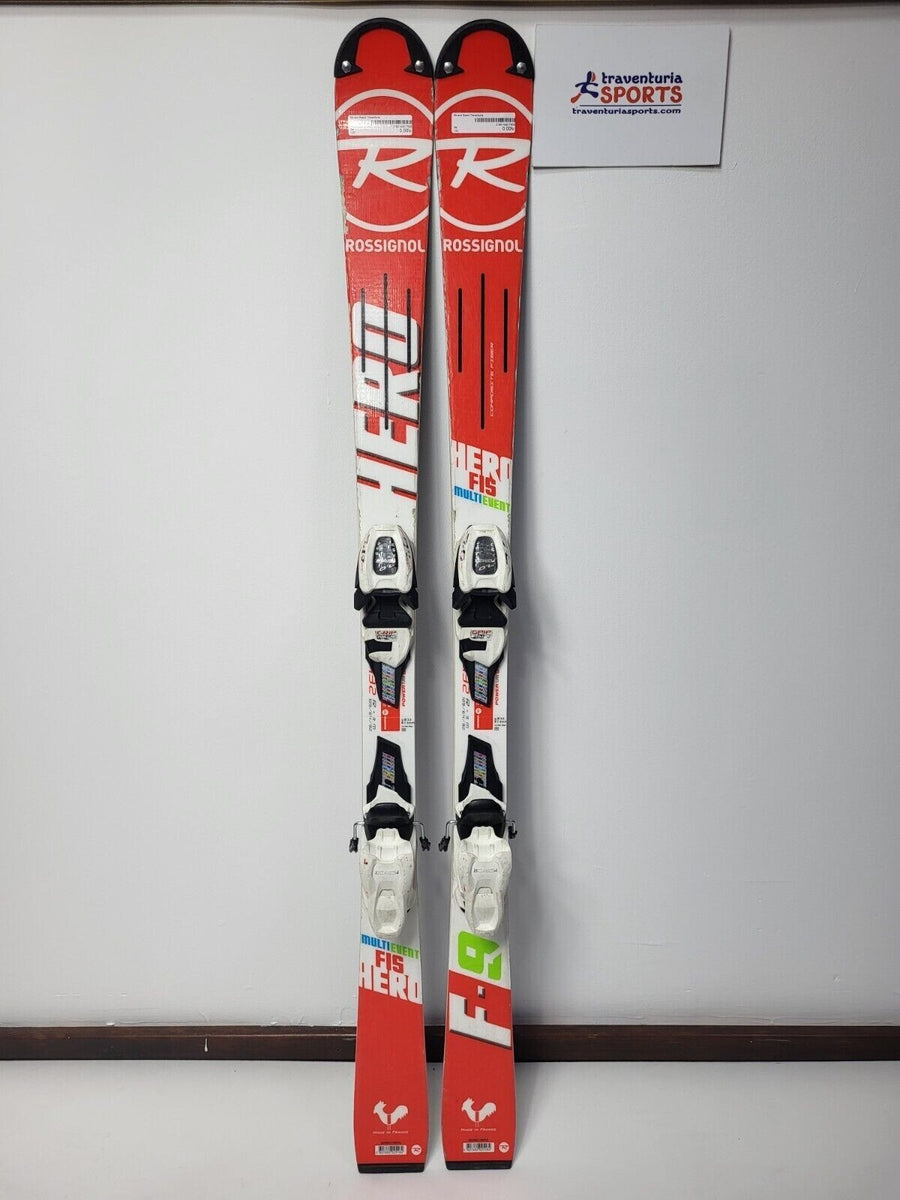 Rossignol Hero FIS F9 132 cm Ski + Marker 7 Bindings Winter Fun