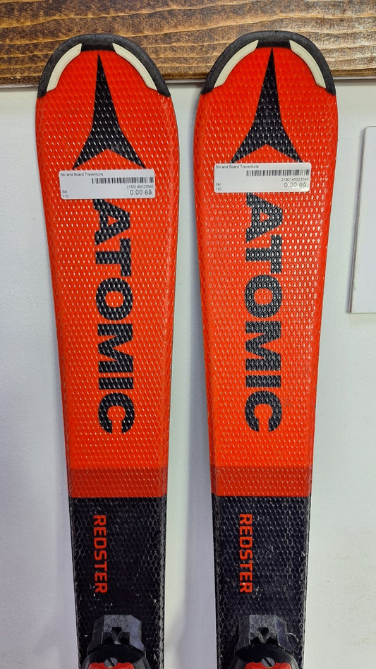 Atomic Redster J2 110 cm Skis + Atomic 4.5 Bindings Winter Sport Snow Fun