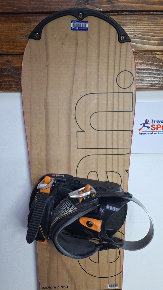 Elan Explore C 150 cm Snowboard + HEAD Rental Size L Bindings Adventure Winter