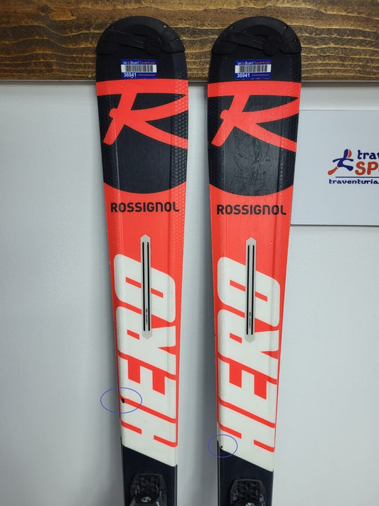 Rossignol Hero J 140 cm Ski + Fischer 9 Bindungen Winterspaß im Schnee