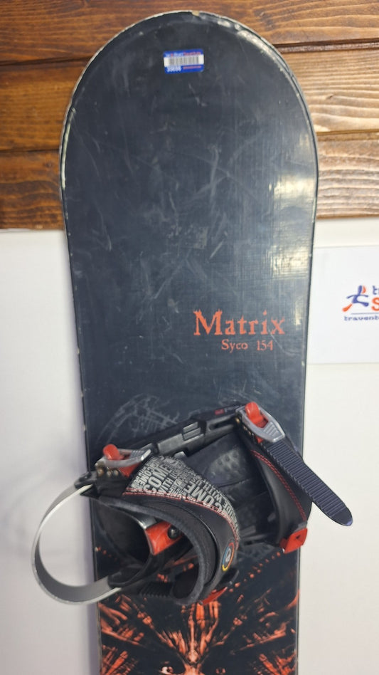 Matrix Syco 154 cm Snowboard + HEAD Rental M Bindings Winter Snow Adventure Fun