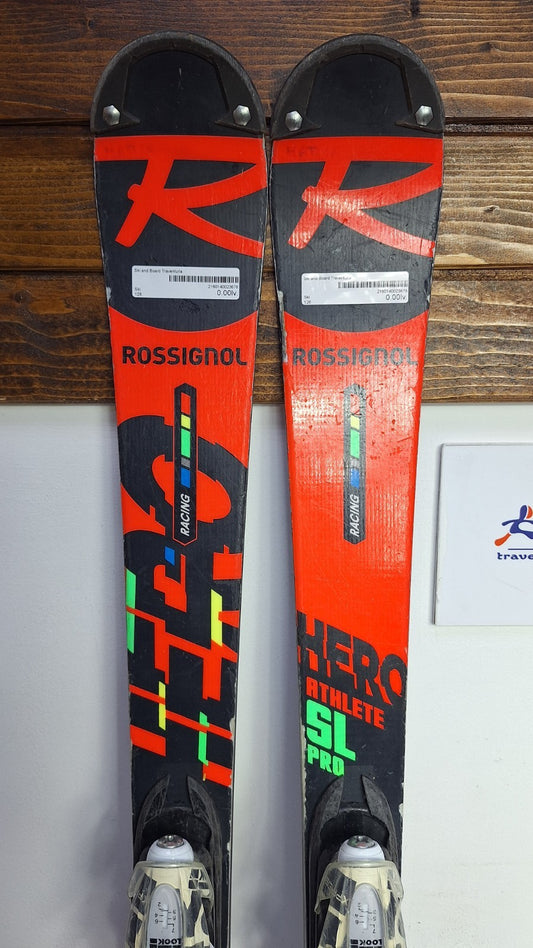 Rossignol HERO Athete SL Pro 128 cm Ski + Look 7 Bindings Winter Sport Snow