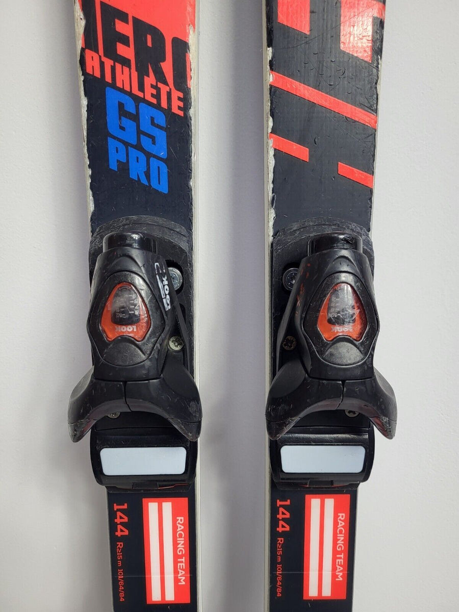 Rossignol Hero FIS GS Pro 144 cm Ski + Look 10 Bindings Winter Fun
