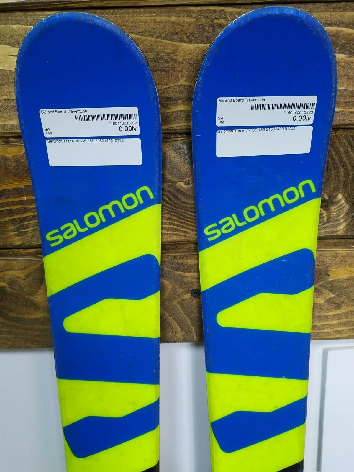 Salomon X-Race JR GS 159 cm Ski + NEUE Tyrolia SX10 Bindungen Winter Fun BSL