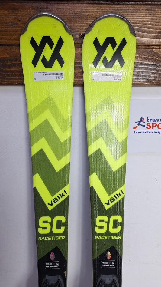 Volkl Racetiger SC 148cm Ski + Marker 10 Bindings Winter Sport