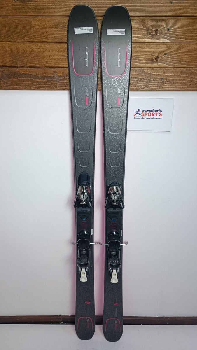 Elan Twilight 90 164cm Ski + Salomon 12 Bindings Winter Sport