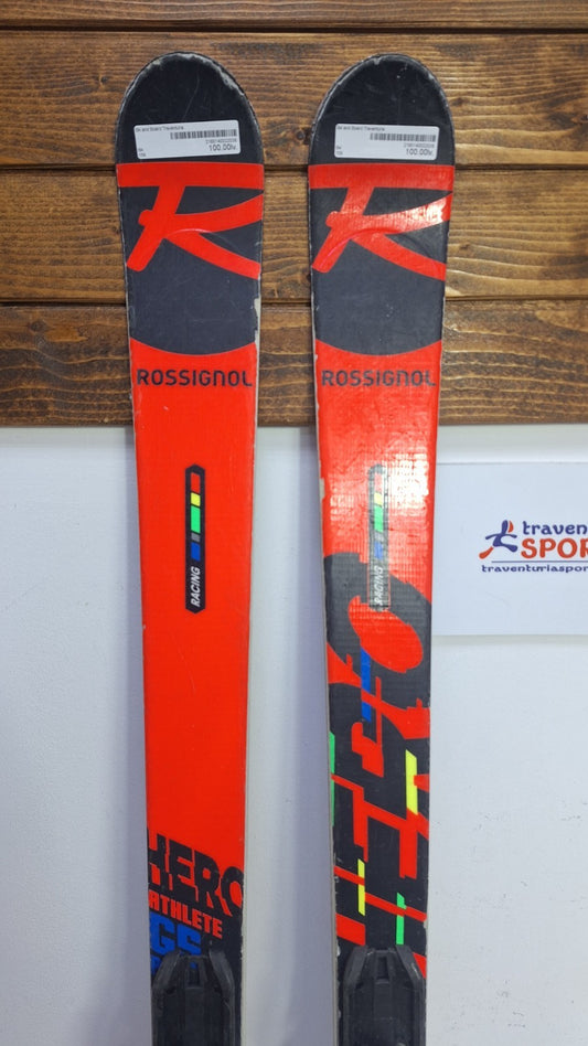 Rossignol Hero Athele GS Pro 158 cm Ski + Look 10 Bindings Winter Fun Snow Sport
