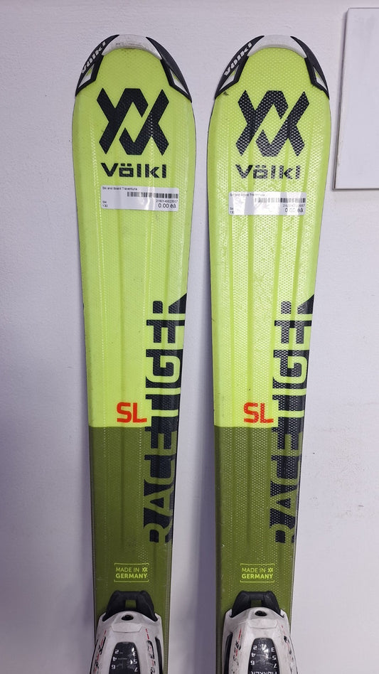 Völkl Racetiger 11 SL 130 cm Ski + Marker 7 Bindings Winter Sport Snow Fun
