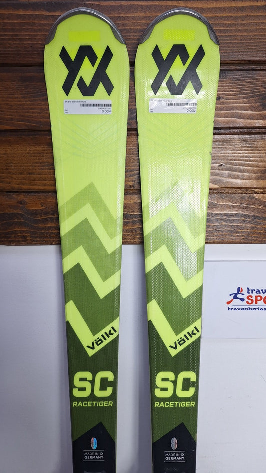 Volkl Racetiger SC 165cm Ski + Marker 10 Bindings Winter Sport