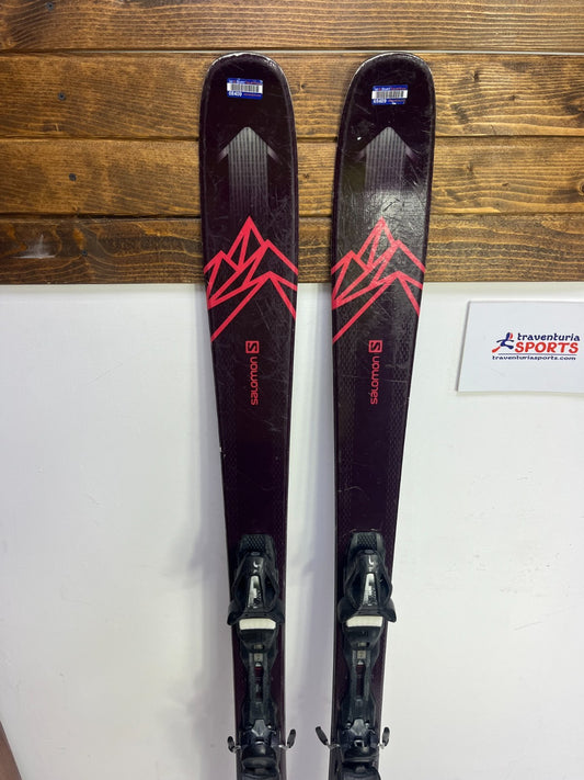 Salomon Myriad 85 161cm Ski + Elan EL 10 Bindungen Adventure Winter Sport