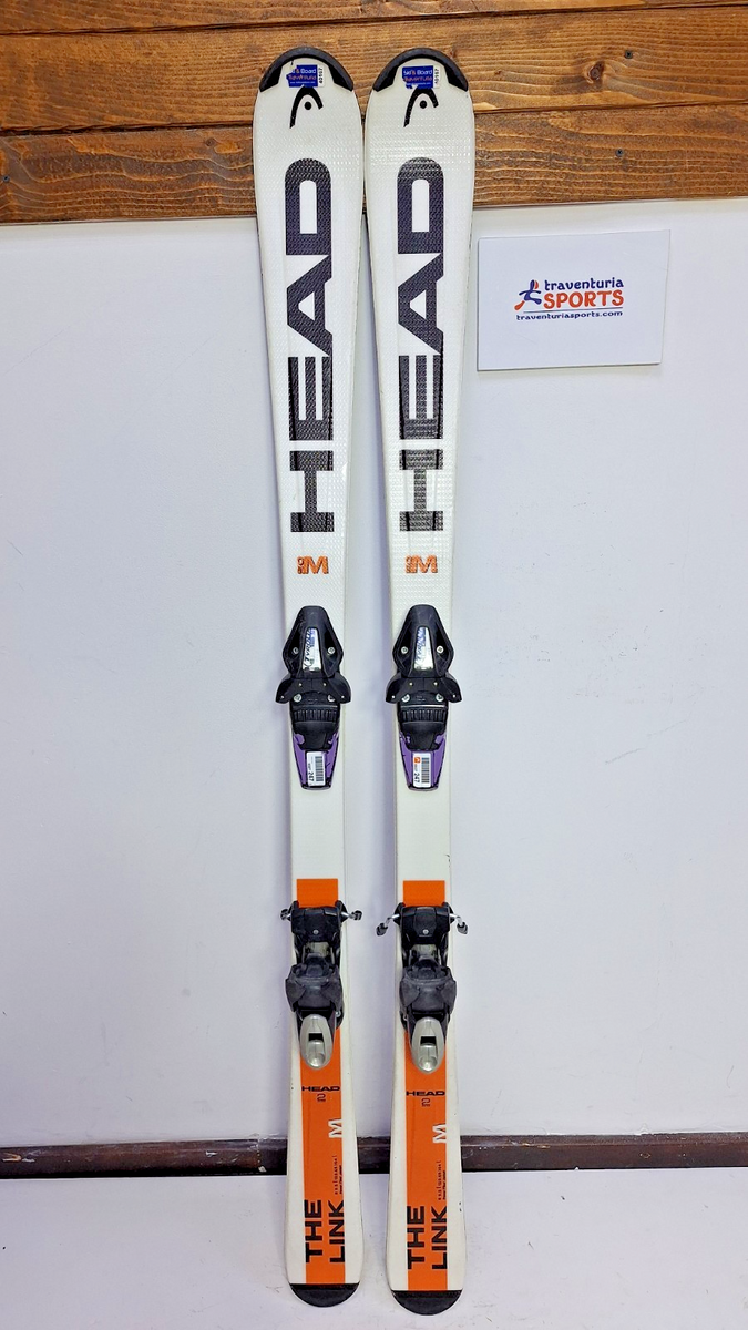HEAD The Link 150 cm Skis + Tyrolia BYS 10 Bindings Winter Sports