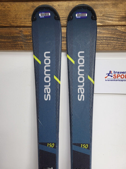 Salomon E Pulse 150 cm Ski + NEUE Salomon 10 Bindungen Adventure Winter Sport