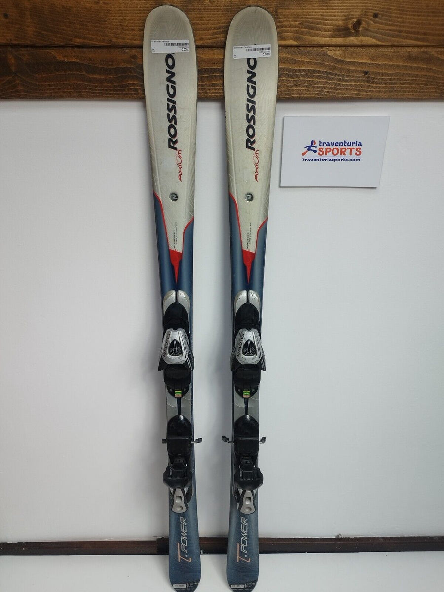rossignol or salomon skis Rossignol T-Power 150 cm Ski + Salomon 7.5 Bindings Winter Fun Snow