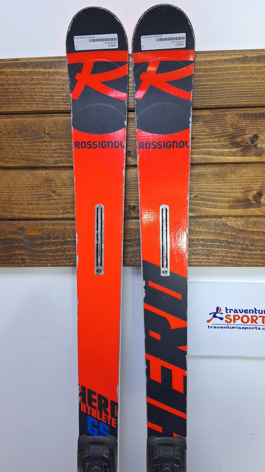 Rossignol Hero Athele GS Pro 175 cm Ski + Rossignol 12 Bindings Winter Fun Snow