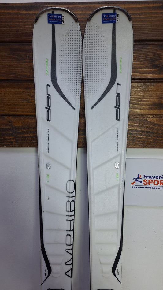 Elan Amphibio 12 Ti 168cm Ski + Elan EL 10 Bindings Winter Adventure Outdoor