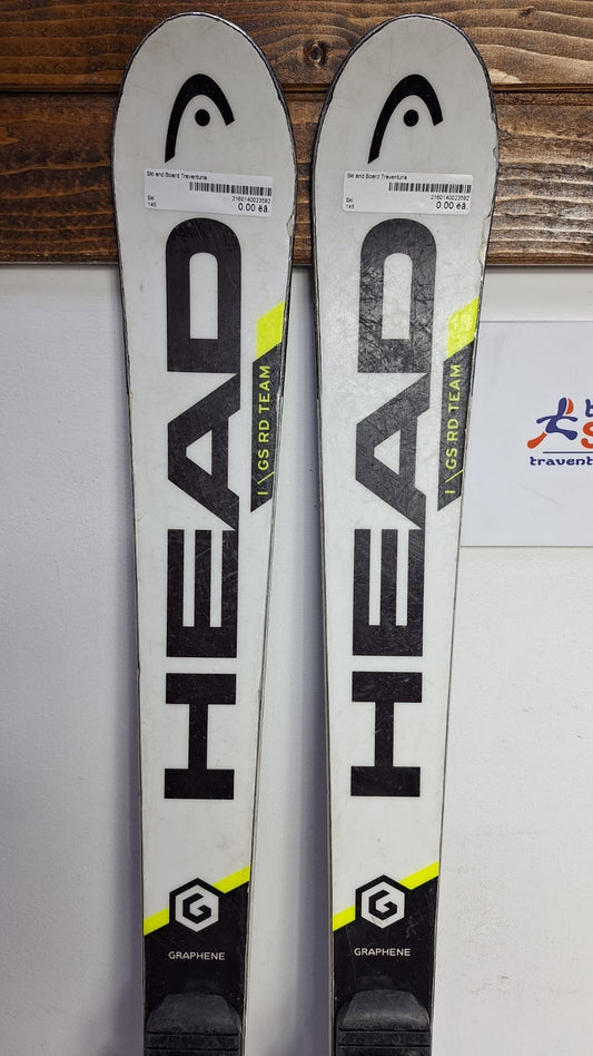 HEAD World Cup Rebel 145cm Ski + HEAD 9 Bindings Winter Sport