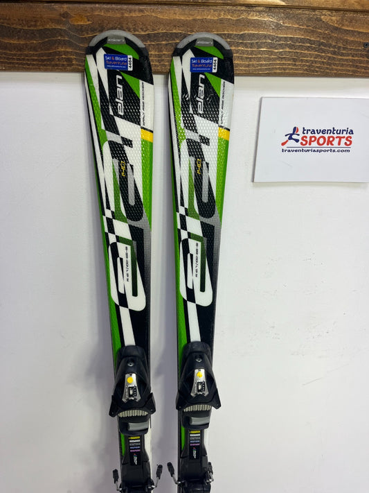 Elan Exar Pro 140 cm Ski + Elan ESP 7.5 Bindungen Sport Schnee Winter Spaß Abenteuer