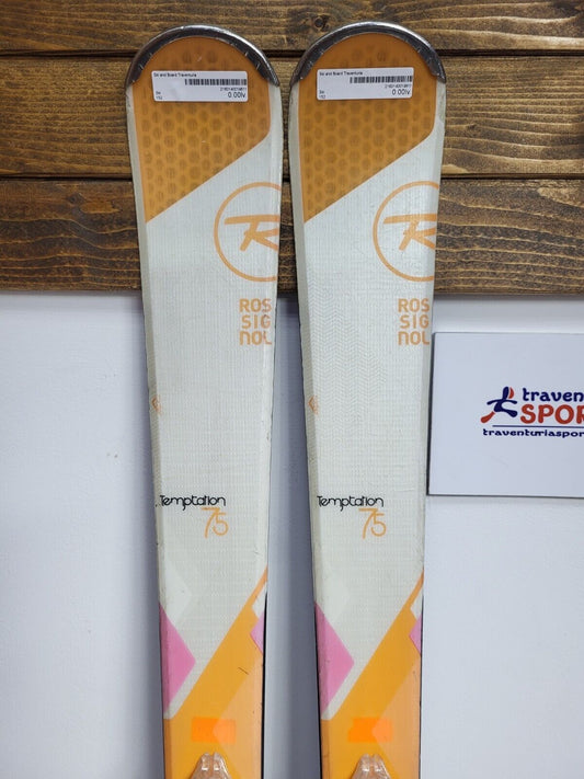 Rossignol Temptation 75 152cm Sci + Look 10 Attacchi Avventura Invernale Inverno