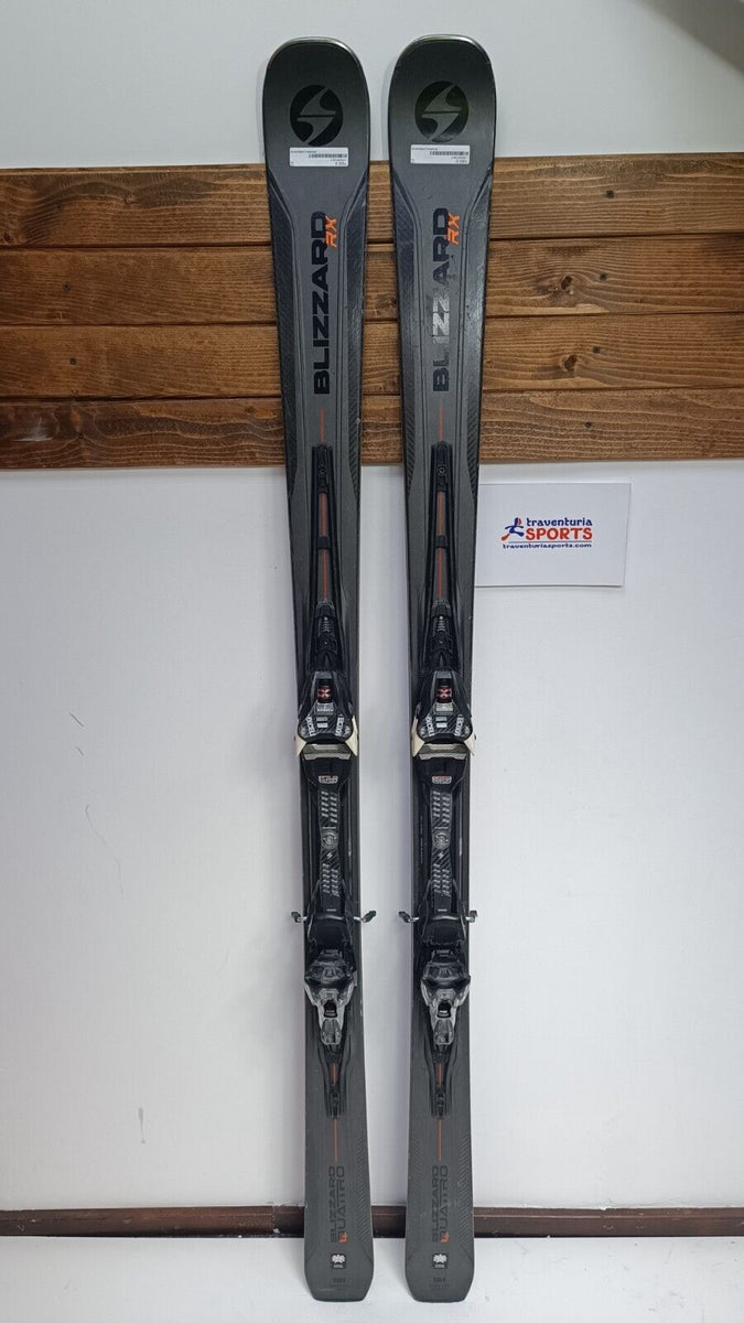 Blizzard Quattro RX 181cm Ski + Marker 12 Bindings Winter Sport