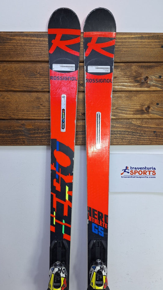 Rossignol Hero Athele GS 175 cm Ski + New Look 11 Bindings Winter Fun Snow