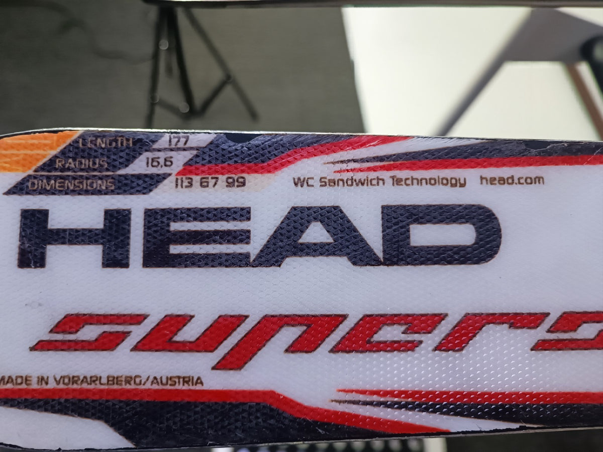 HEAD SuperShape Speed 177cm Ski + Tyrolia SP 13 Bindings Winter Sport