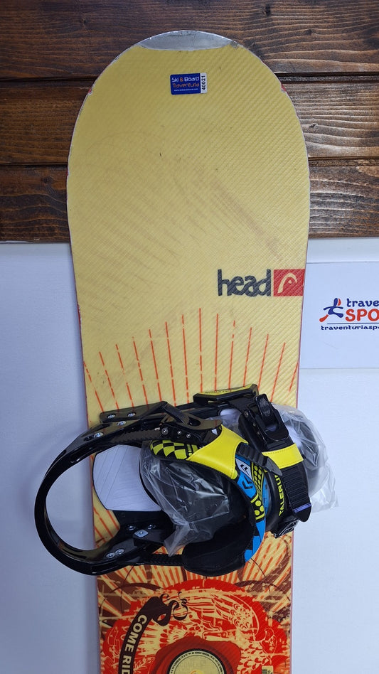 HEAD Rocka 4D 159 cm Snowboard + brandneue Talerun L Bindungen Wintersport-Spaß