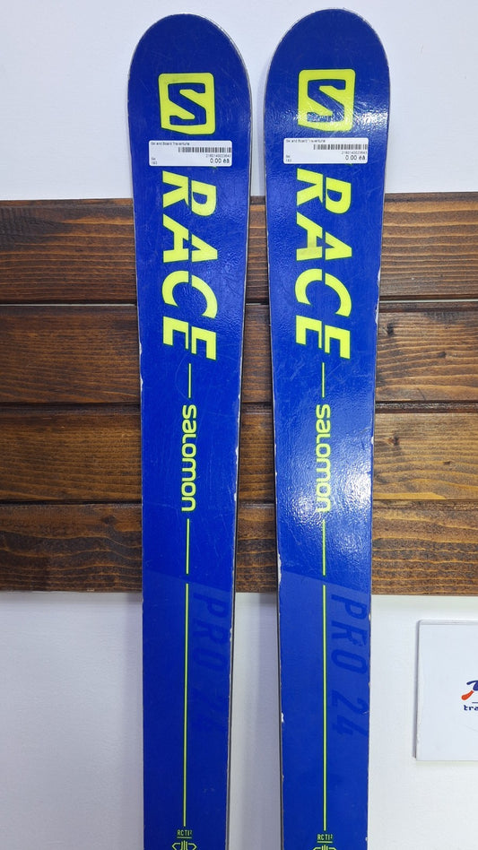 Salomon S/Race Pro 24 GS Race 183 cm Skis +Salomon X16 LAB Bindings Winter Sport