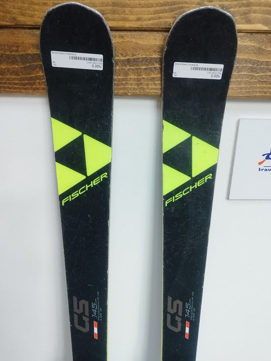 Fischer RC4 GS FIS 145 cm Ski + Fischer 9 Bindings Winter Sports Downhill Fun