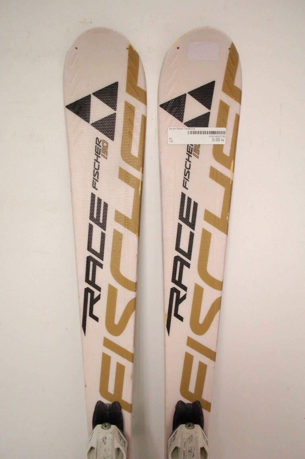 Fischer RC4 Race 130 cm Ski + Fischer FJ 7.5 Bindungen Winter Sport Snow CBS