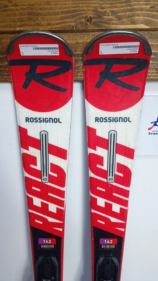 Sci Rossignol React GT 142cm + attacchi Look 10 Winter Adventure Winter