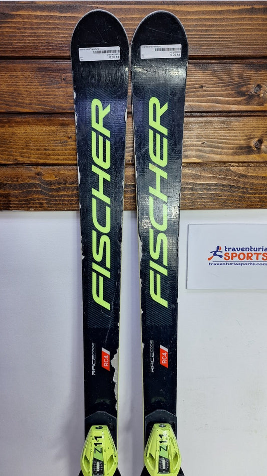 Fischer RC4 WC GS 168 cm Ski + Fischer Z11 Bindings Winter Sport Snow Fun