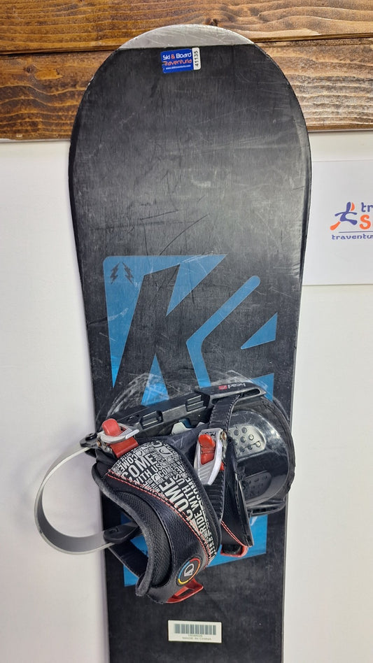 K2 Rental 145 cm Snowboard + HEAD Rental Size M Bindings Adventure Winter