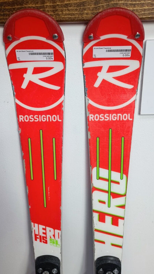 Rossignol Hero FIS SL Pro 135 cm Ski + Look 7 Bindungen Adventure