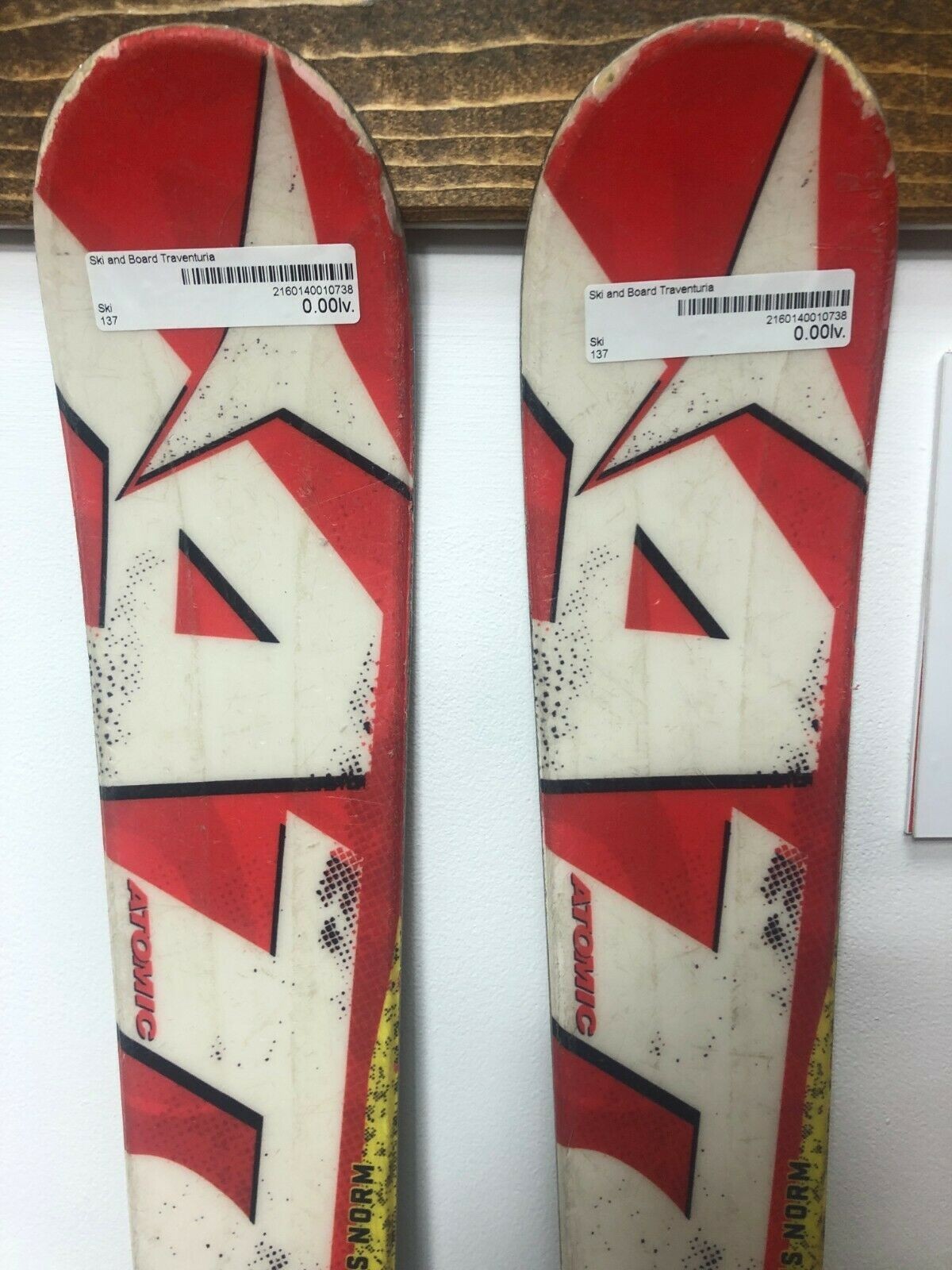 Ski Atomic Redster GS 137 cm + fixations Atomic 7 Neige Sport Plaisir Aventure