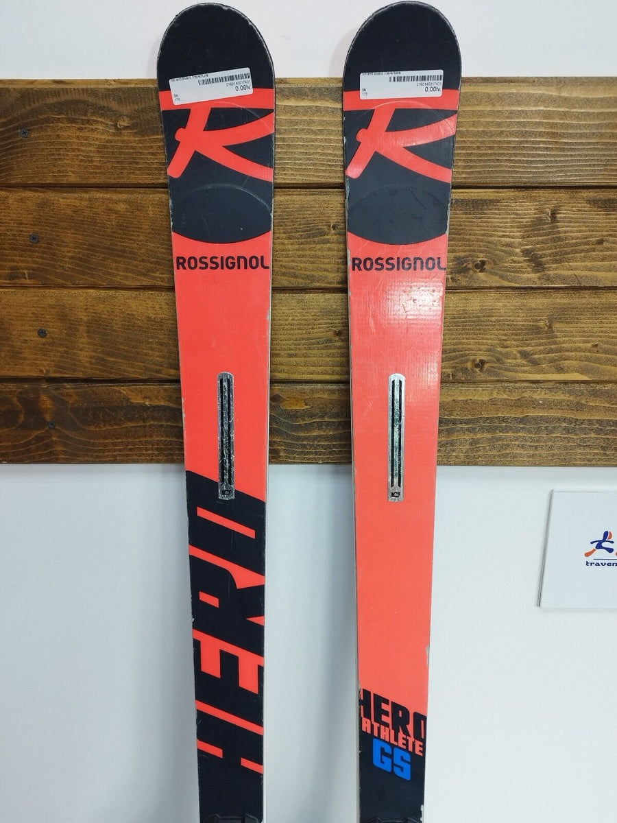 Rossignol Hero FIS 175 cm Ski + Look 12 Bindings Winter Fun Snow