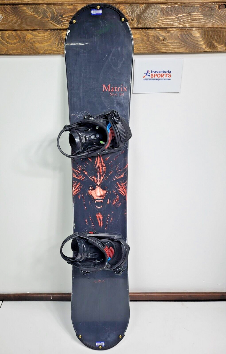 Matrix Syco 154 cm Snowboard + Elan Size M Bindings Adventure Winter S –  Traventuria Sports