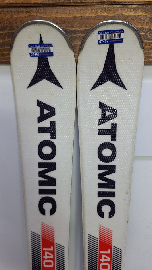 Atomic ETL R EZY2 140 cm Ski + Elan ESR 10 Bindungen Schnee Winter Spaß Sport