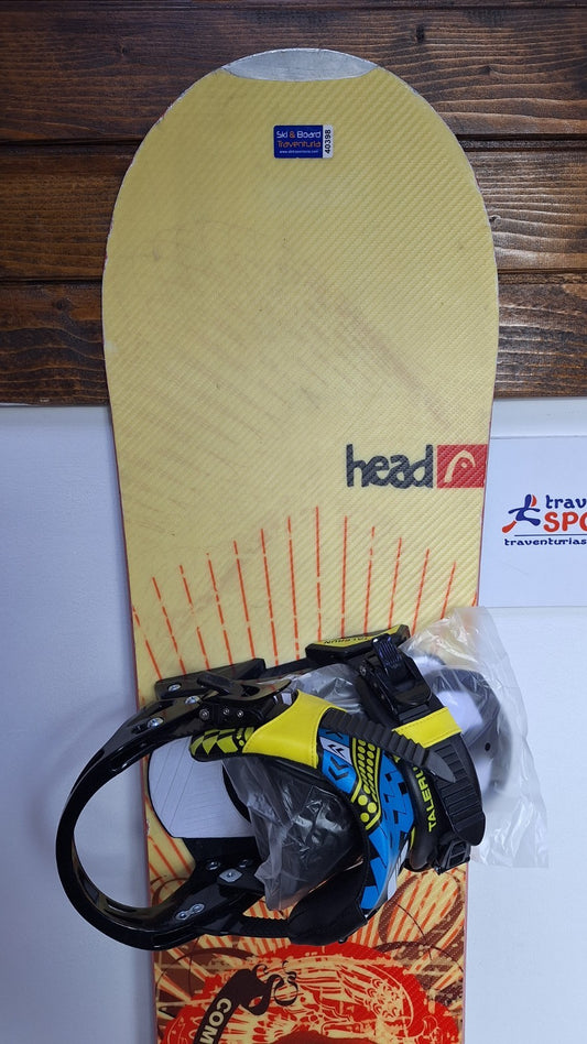 HEAD Rocka 4D 159 cm Snowboard + brandneue Talerun L Bindungen Wintersport-Spaß