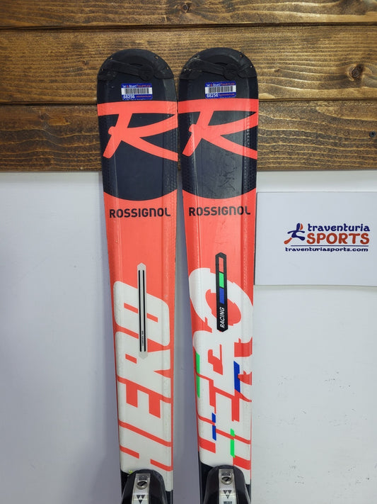 Sci Rossignol Hero J 150 cm + attacchi Fischer 12 Divertimento invernale Sport sulla neve