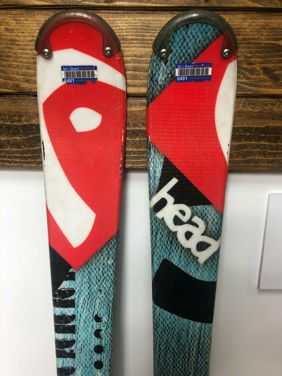 HEAD Souphead 117 cm Ski + NEUE Salomon 4.5 Bindungen Sport Schnee Winterspaß