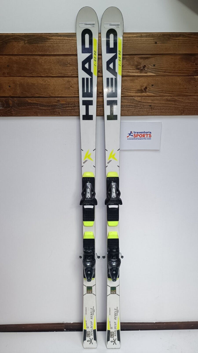 HEAD WC Rebels 178cm Ski + NEW Fischer 11 Bindings Winter Sport