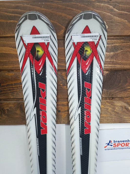 Völkl Tigershark 8FT 168 cm Ski + Marker 11 Bindungen Wintersport Schneespaß