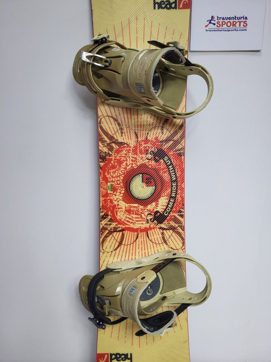 Head ROCKA 4D 159cm Snowboard + Burton Size L Bindings Adventure