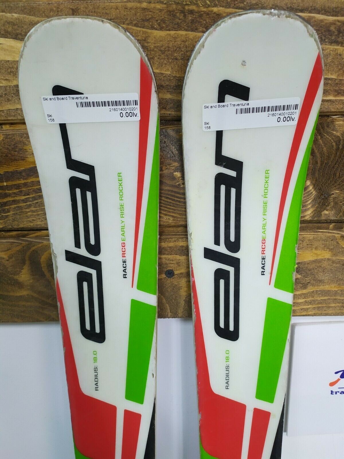 Elan Race RCG 158 cm Skis + NEW Tyrolia SX10 Bindings Winter Fun Snow BSL