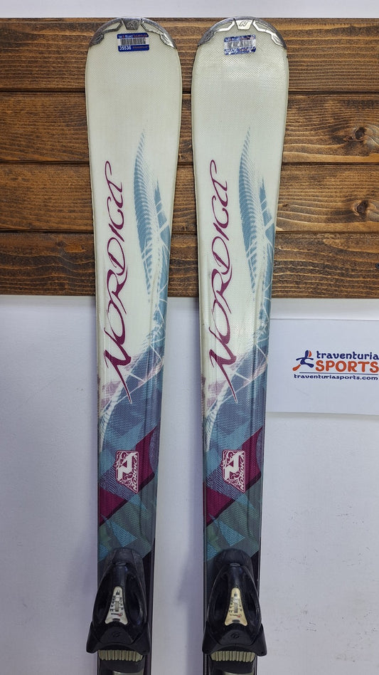 Nordica Elexa EVO 168 cm Ski + Tyrolia SP 10 Bindings Winter Sport Adventure