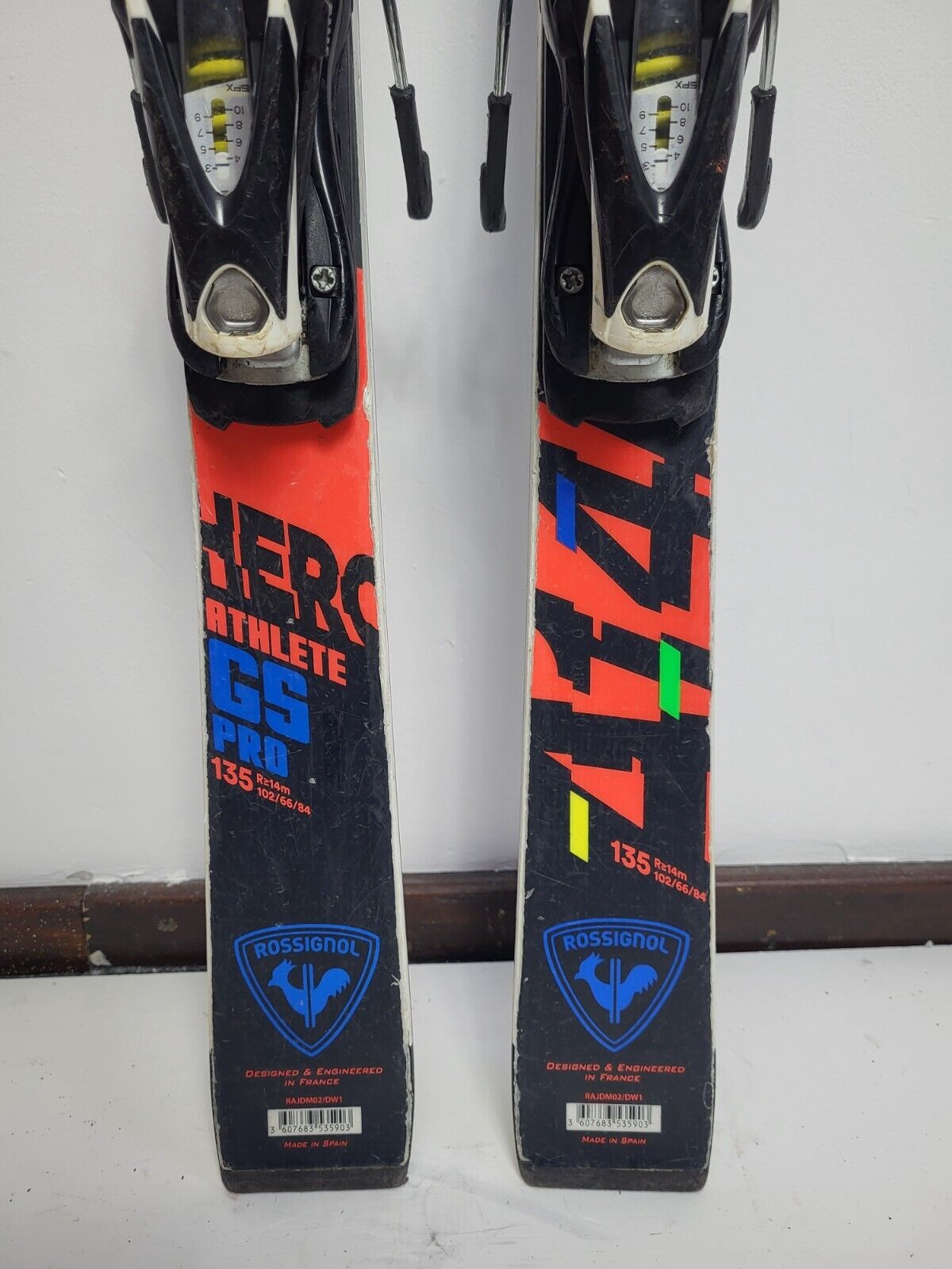Rossignol Hero GS Pro 135cm Ski + Look 10 Bindungen Winter Adventure Winter